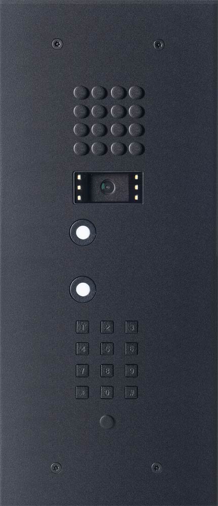 Wizard Bronze Black IP 2 buttons small keypad and color cam